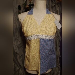 NWT Handmade Patchwork Halter